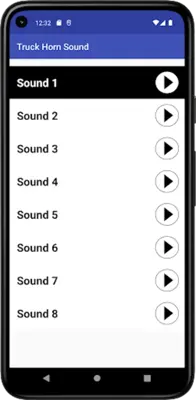 Truck Horn Sound android App screenshot 1