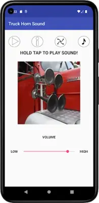 Truck Horn Sound android App screenshot 2